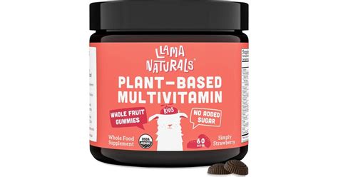 Llama Naturals Plant Based Multivitamin Whole Fruit Gummies Simply