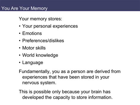 The Neurobiology Of Learning And Memory