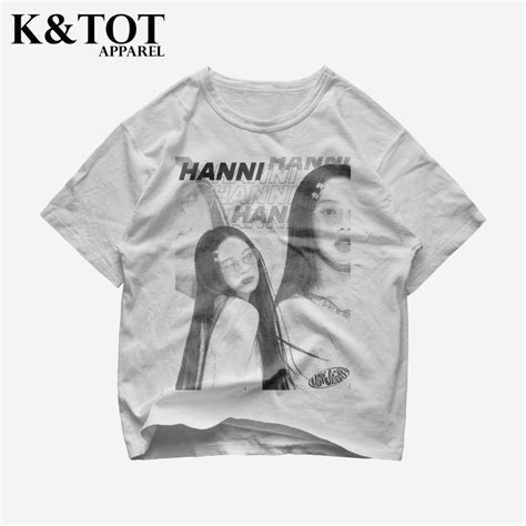 Jual Kntot Kaos Baju Hanni Newjeans Dot Kpop Korean Korea Girlband