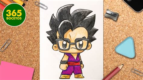 Como Dibujar A Gohan Facil Y Kawaii Dibujos Kawaii F Ciles Dib Jalo