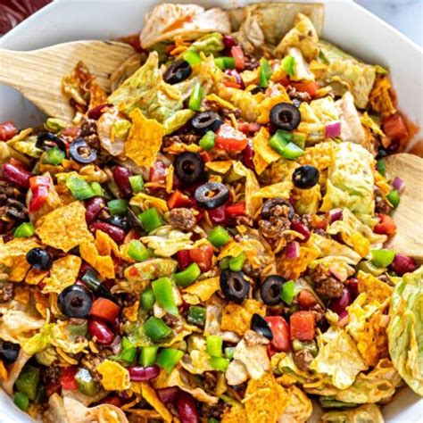 Dorito Taco Salad With Catalina Dressing Top Recipes