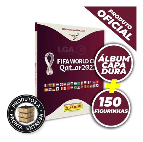 Album Copa Mundo 2022 Capa Dura 150 Figurinhas 30 Envelope Mebuscar