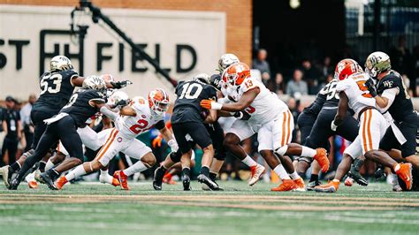 2023 Clemson Football Season Opponents Wake Forest Demon Deacons