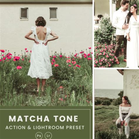 Premium Lightroom Preset Matcha Tone Action Lightroom Presets For