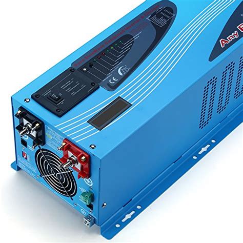 SUNGOLDPOWER 2000W Peak 6000W Pure Sine Wave Power Inverter DC 12V AC