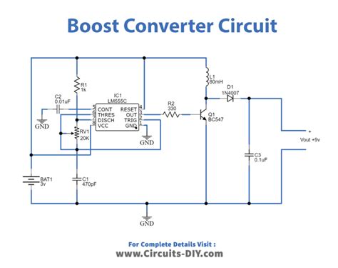 Boost Converter Circuit Using Lm