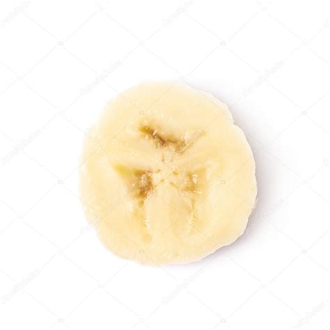 Banana slice isolated — Stock Photo © nbvf89 #104256406