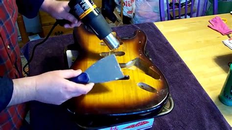 Building The Perfect Electric Guitar Part V Stripping The Poly