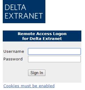 Delta Extranet Login Guide At Dlnet Delta Login Oz