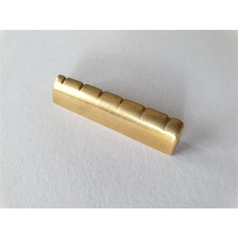 Brass guitar nut for acoustic or Les Paul guitar 43mm