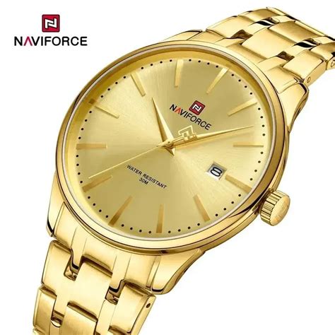 Buy Naviforce Nf Golden Watch Online At Best Price In Nepal