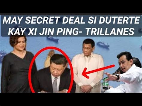 Duterte Totoo Bang May Secret Deal Daw Sa China O Chismiss Lang