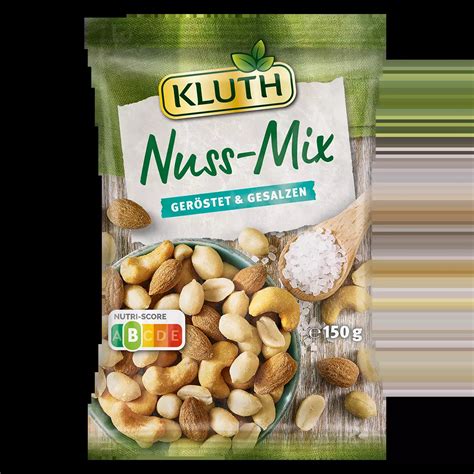 Nuss Mix Ger Stet Gesalzen Kluth Shop