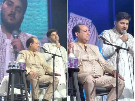 Rahat Fateh Ali Khans Son Shahzamans Performance Video Goes Viral Netizens Feel He Sings Like