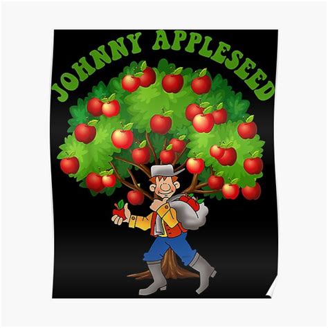 Johnny Appleseed Apple Day Sept Celebrate Legends Poster For Sale By