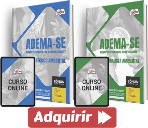 Apostilas Concurso Adema Se T Cnico E Analista Ambiental