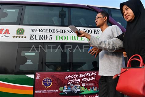 Mudik Gratis Kementerian Perhubungan Antara Foto