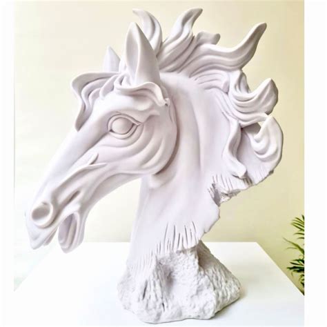 22 LARGE Horse Sculpture White Horse Head Pop Art - Etsy | Horse ...