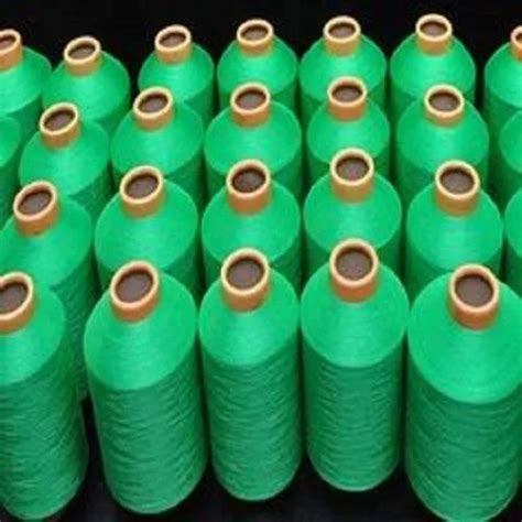 Bright Plain Brt Polyester Twist Dyed Yarn For Weaving At Rs