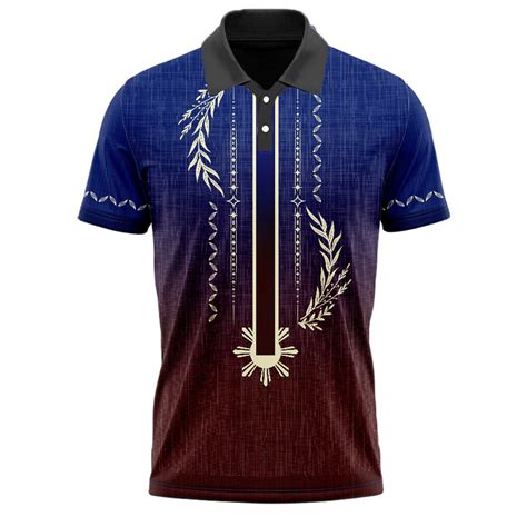 Fuhui01 Philippine Modern Barong Polo Shirt Shopee Philippines