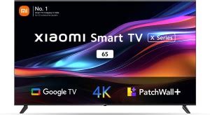 Mi By Xiaomi X Series 163 9 Cm 65 Inch Ultra HD 4K LED Smart Google