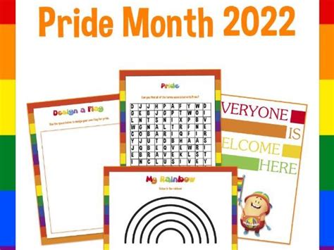 Pride Month Everyone Is Welcome Poster Teaching Resources