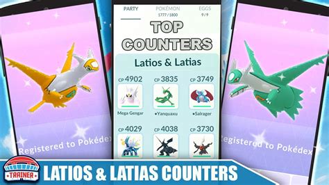 The Shiny Latios And Latias Counter Guide 100 Ivs Moveset And Weakness