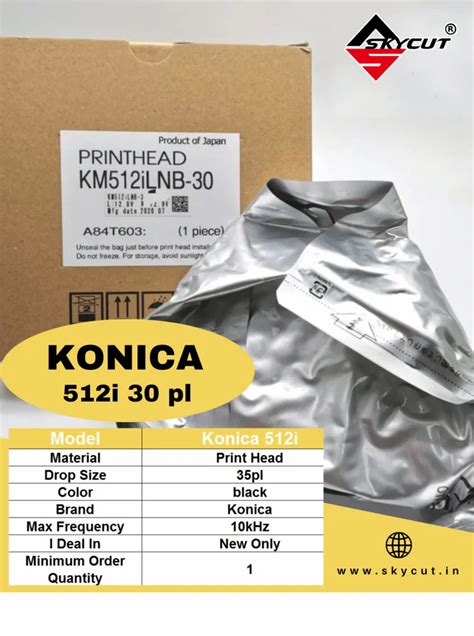 Konica I Pl Printhead For Solvent Printer For Printing Industry