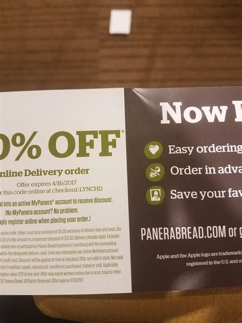 Panera Free Delivery Code Myrah Tiphany