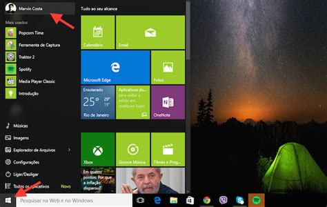 Como Fazer Logout Do Menu Iniciar No Windows Dicas E Tutoriais