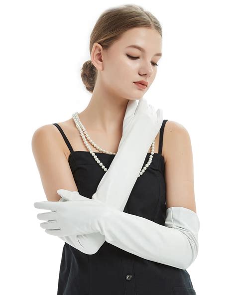 Long Leather Opera Gloves Paasaccess