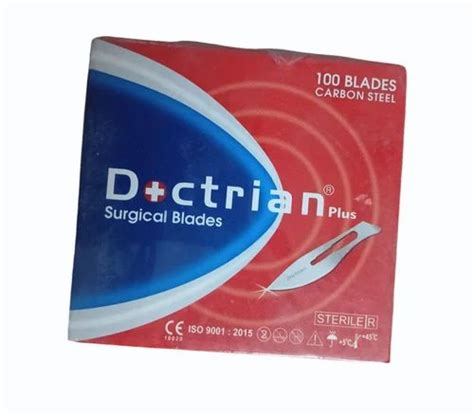 Carbon Steel Straight Blade Doctrian Plus Surgical Blades For In