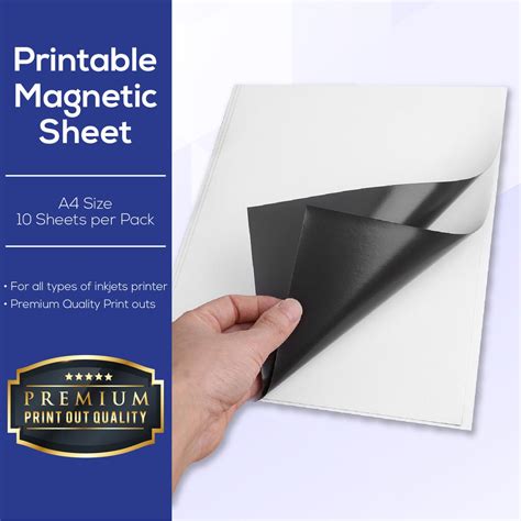 Printable Magnetic Sheets For Laser Printer