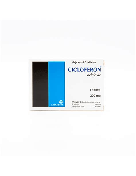 Compra Cicloferon Mg Tab Laboratorios Liomont Aciclovir