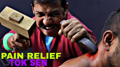 Thailand Tok Sen Massage By Asim Barber Shoulder Pain Relief Neck