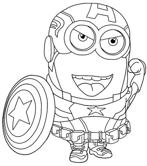 Coloriage De Captain America Imprimer Coloriage Captain America The