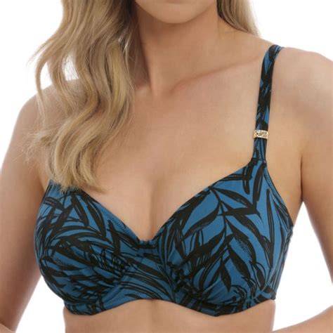 Fantasie Palmetto Bay Gathered Bikini Top Silk Elegance Lingerie