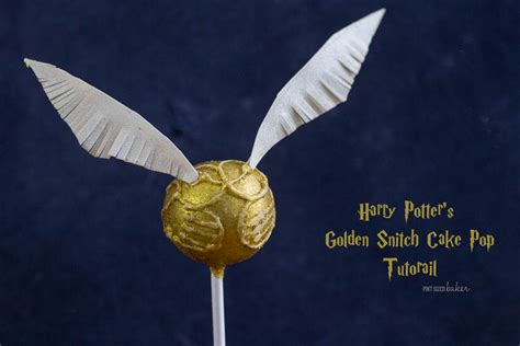 Golden Snitch Cake Pop Tutorial • Pint Sized Baker