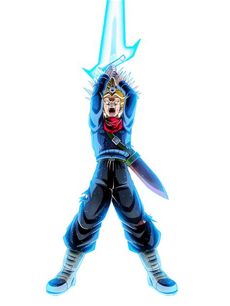 Lr Phy Super Saiyan Rage Trunks Future Standby By Theomegasupersonic