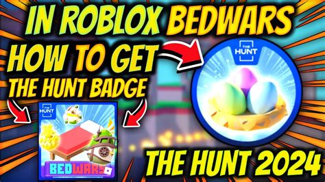 How To Get The Hunt Badge In Bedwars Roblox Bedwars The Hunt 2024 Event Youtube