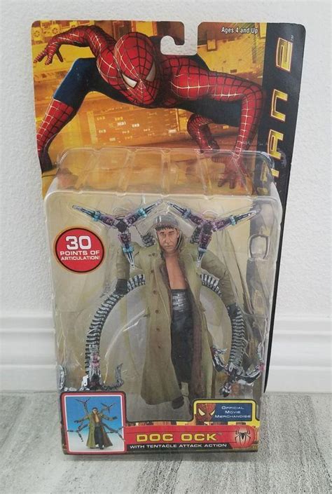 Spider Man 2 Tentacle Attack Doc Ock Toy Action Figure Toybiz Marvel