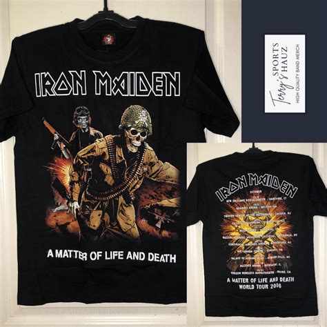 Iron Maiden Rock Yeah Band Shirts Assorted Designs Part 2 Shopee