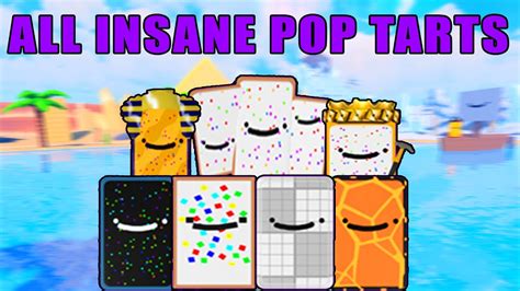 How To Get ALL INSANE POP TARTS In Find The Pop Tarts Roblox YouTube