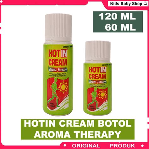 Cod Hot In Cream Aromatherapy Kemasan Botol Ml Ml Krim Pijat