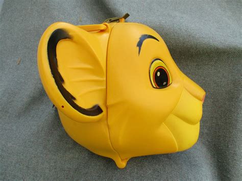 Vintage S Lion King Simba Head Aladdin Lunch Box Near Mint Unused