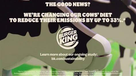 Burger King Tv Commercial Cow Farts And Burps Ispot Tv