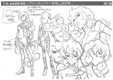 Gurren Lagann Chars. 19 | Character design, Character design sketches ...