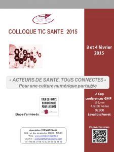 Vidéos du Colloque TIC Santé 2015 Formatic Santé