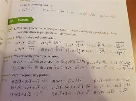 Zad 1 str 147 podręcznik klasa 7 Matematyka z Kluczem Wykonaj