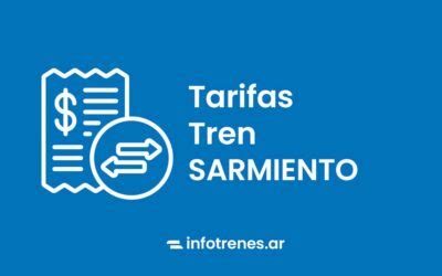 Tren Sarmiento Horarios Tarifas Y Recorridos Infotrenes Ar